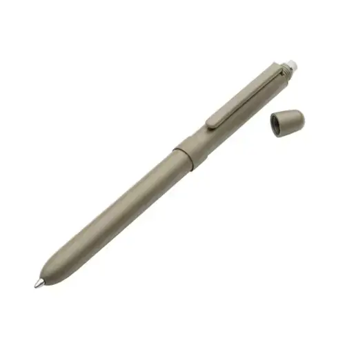 B3 AVIATOR MULTIFUNCTION PEN AND PENCIL – SAND BARREL – MEDIUM POINT – BLACK/RED INK